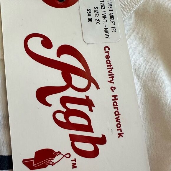 NWT RTGB Unisex Ambitious Behavior White Short Sleeve Tee Shirt - Size 2XL - Picture 6 of 6